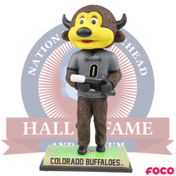 Chip the Buffalo Colorado Buffaloes Mascot T-Shirt Cannon Bobblehead (ONLINE ORDER ONLY)