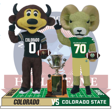 Colorado vs. Colorado State Football Rivalry Bobblehead (Presale) (ONLINE ORDER ONLY)