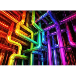 Colorful Chrome 1000 Piece Jigsaw Puzzle Snappy