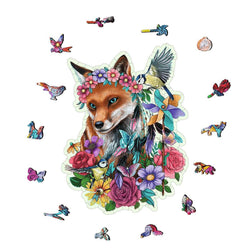 Colorful Fox 150 Piece Wood Jigsaw Puzzle Ravensburger (ONLINE ORDER ONLY)