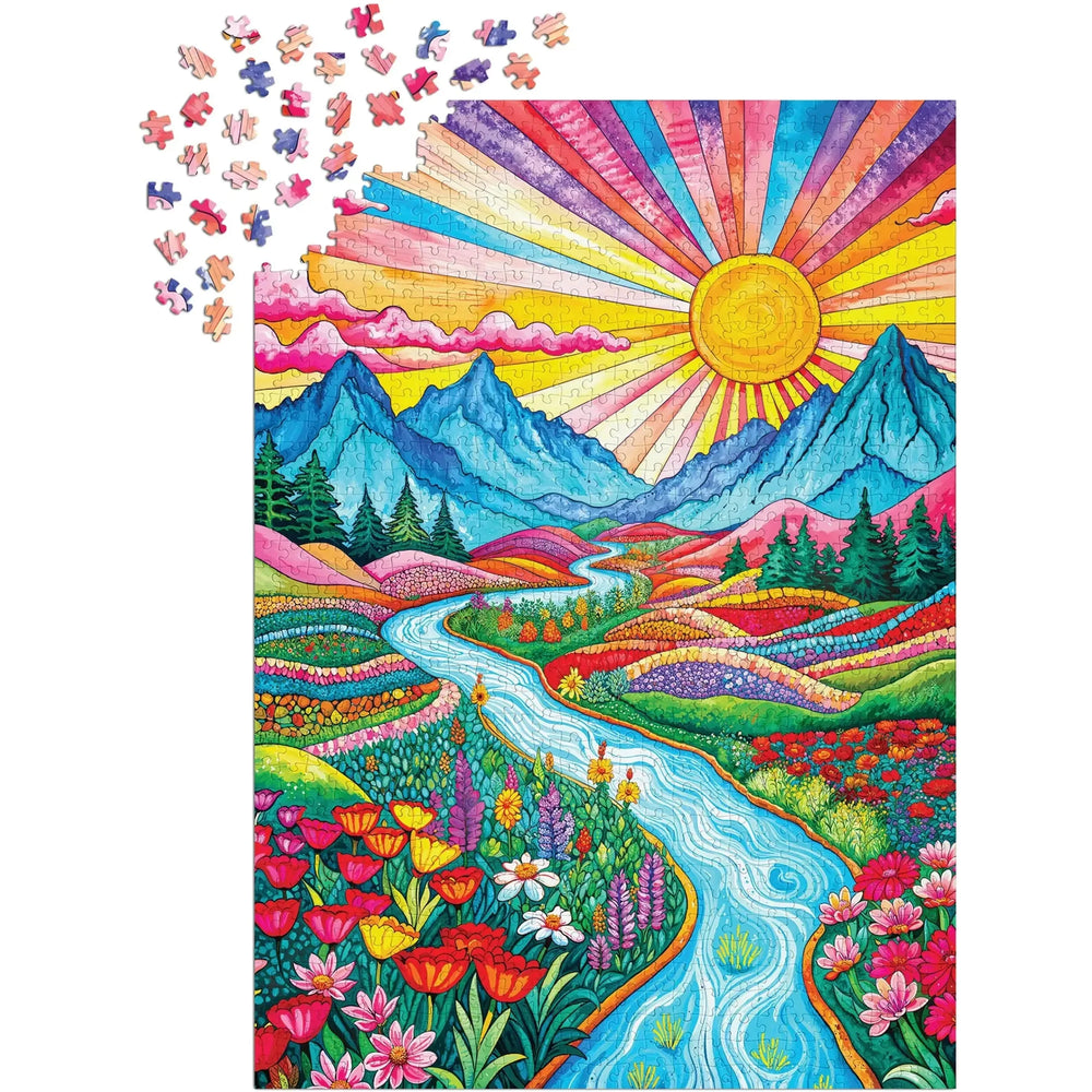 Colorful Highlands 1000 Piece Jigsaw Puzzle Enjoy (ONLINE ORDER ONLY)