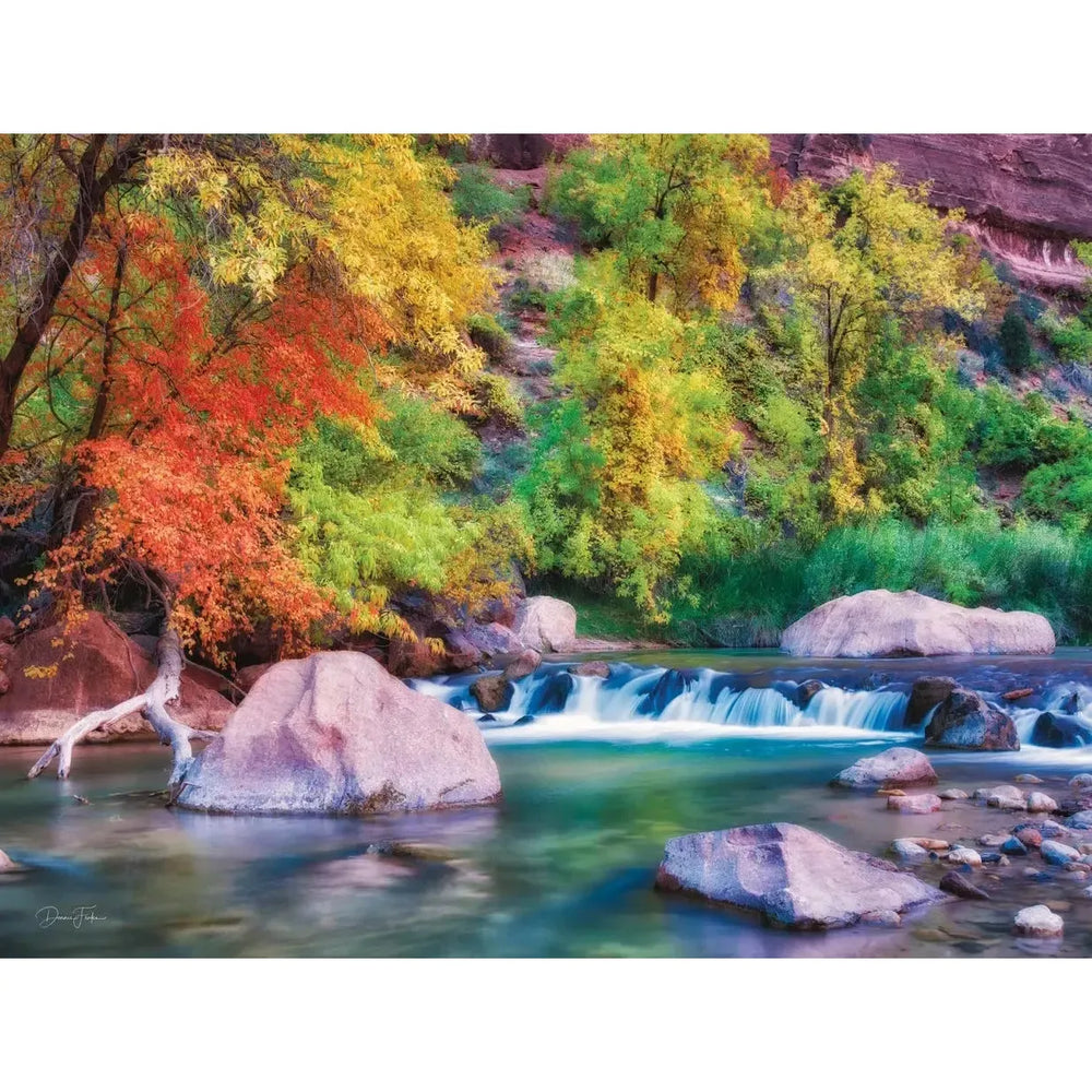 Colorful Landscape 500 Piece Soft Touch Jigsaw Puzzle Crown Point