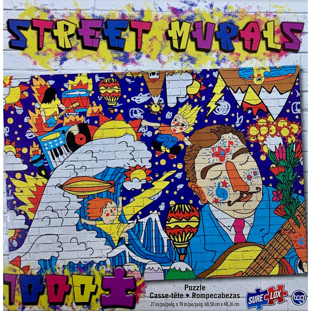 Colorful Mural Street Murals 1000 Piece Jigsaw Puzzle Sure Lox (ONLINE ORDER ONLY)