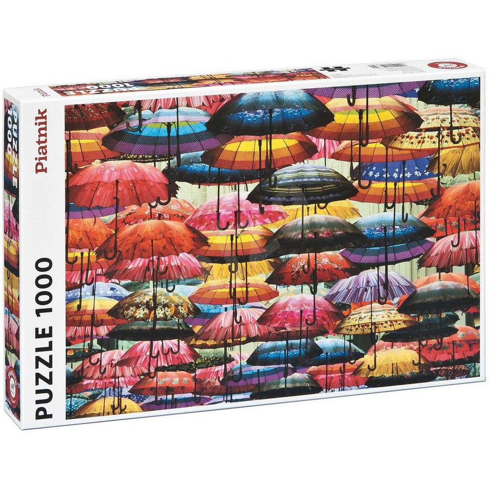 Colorful Umbrellas 1000 Piece Jigsaw Puzzle Piatnik (ONLINE ORDER ONLY)