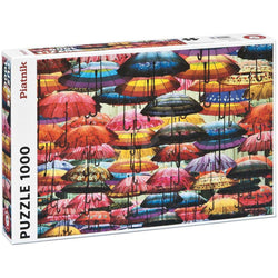 Colorful Umbrellas 1000 Piece Jigsaw Puzzle Piatnik (ONLINE ORDER ONLY)