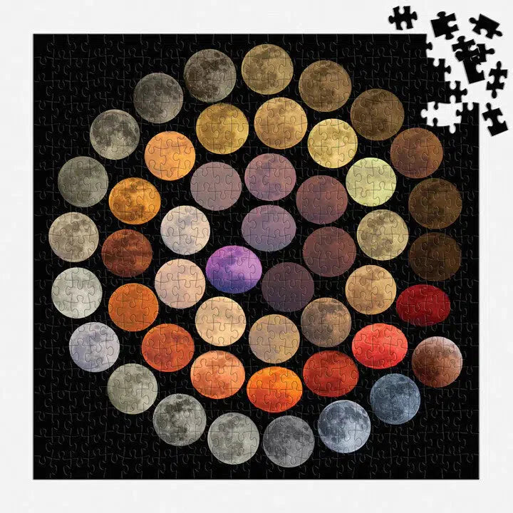 Colors of the Moon 500 Piece Jigsaw Puzzle Galison (ONLINE ORDER ONLY)
