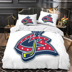 Columbus Blue Jackets Bedding Set Quilt Duvet Cover Without Filler (Online Order Only)