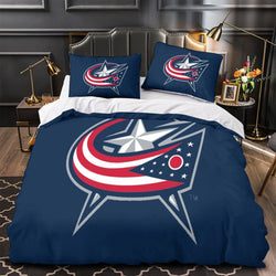 Columbus Blue Jackets Bedding Set Quilt Duvet Cover Without Filler (Online Order Only)