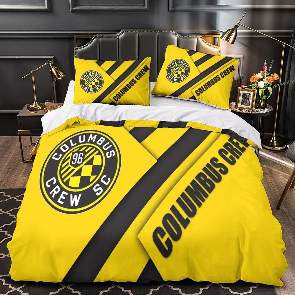 Columbus Crew SC Bedding Set Duvet Cover Without Filler (Online Order Only)