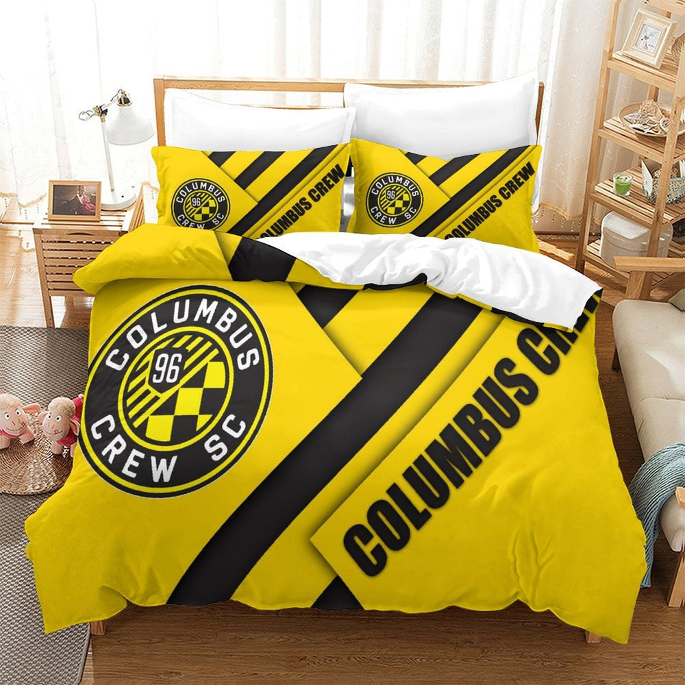 Columbus Crew SC Bedding Set Duvet Cover Without Filler (Online Order Only)