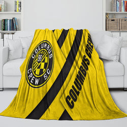 Columbus Crew SC Blanket Flannel Fleece Throw Room Decoration (Online Order Only)