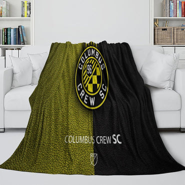 Columbus Crew SC Blanket Flannel Fleece Throw Room Decoration (Online Order Only)