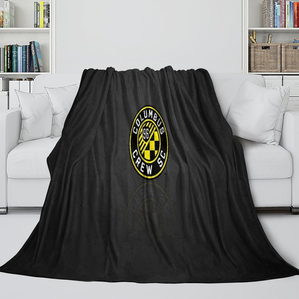 Columbus Crew SC Blanket Flannel Fleece Throw Room Decoration (Online Order Only)