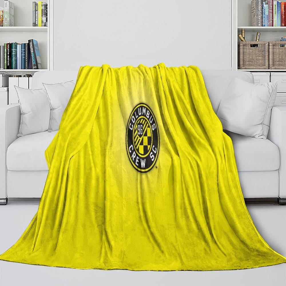 Columbus Crew SC Blanket Flannel Fleece Throw Room Decoration (Online Order Only)