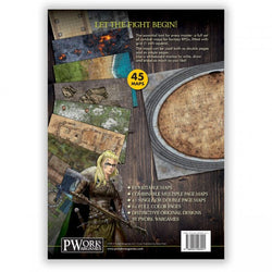 Combat Book 1: Fantasy Rewritable Combat Maps for Tabletop RPGs (ONLINE ORDER ONLY)