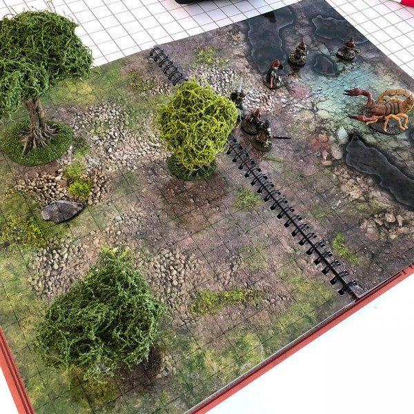 Combat Book 1: Fantasy Rewritable Combat Maps for Tabletop RPGs (ONLINE ORDER ONLY)