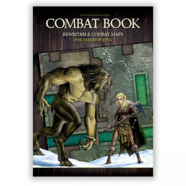 Combat Book 1: Fantasy Rewritable Combat Maps for Tabletop RPGs (ONLINE ORDER ONLY)
