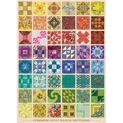 Common Quilt Blocks 1000 Piece Jigsaw Puzzle Cobble Hill (ONLINE ORDER ONLY)