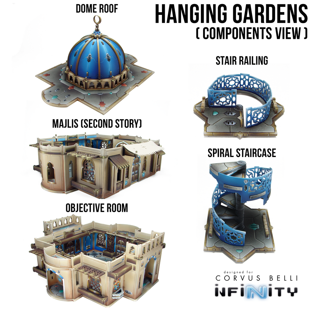 Alcazaba Hanging Gardens — Bare MDF