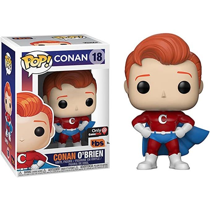 Conan O'Brien Superhero Exclusive Pop! Vinyl Figure #18 (Online Order Only)