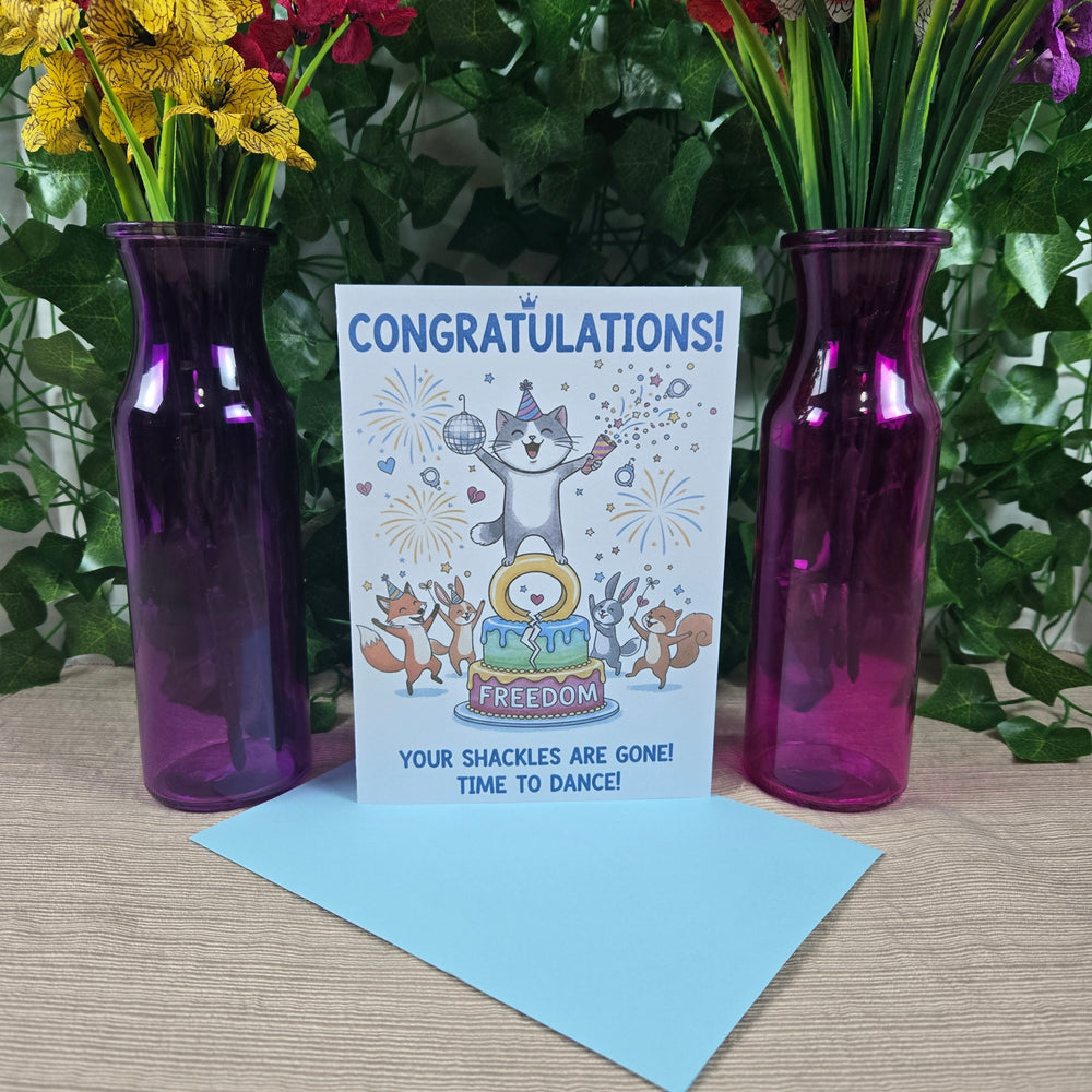 Congratulations On Your Divorce Funny Card (ONLINE ORDER ONLY)