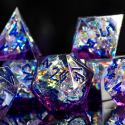 PRE-ORDER || Conjure Elemental Sharp-Edged Resin Dice Set