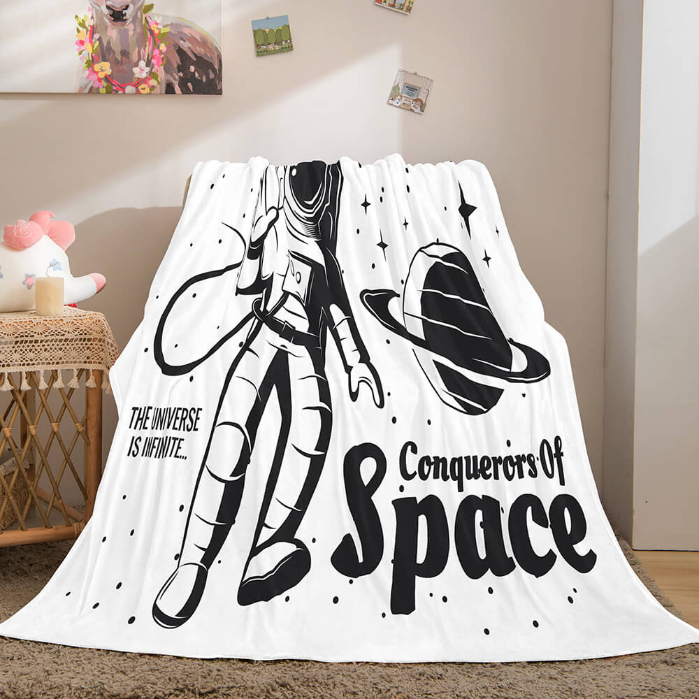 Conquerors Of Space Flannel Caroset Throw Cosplay Blanket (Online Order Only)