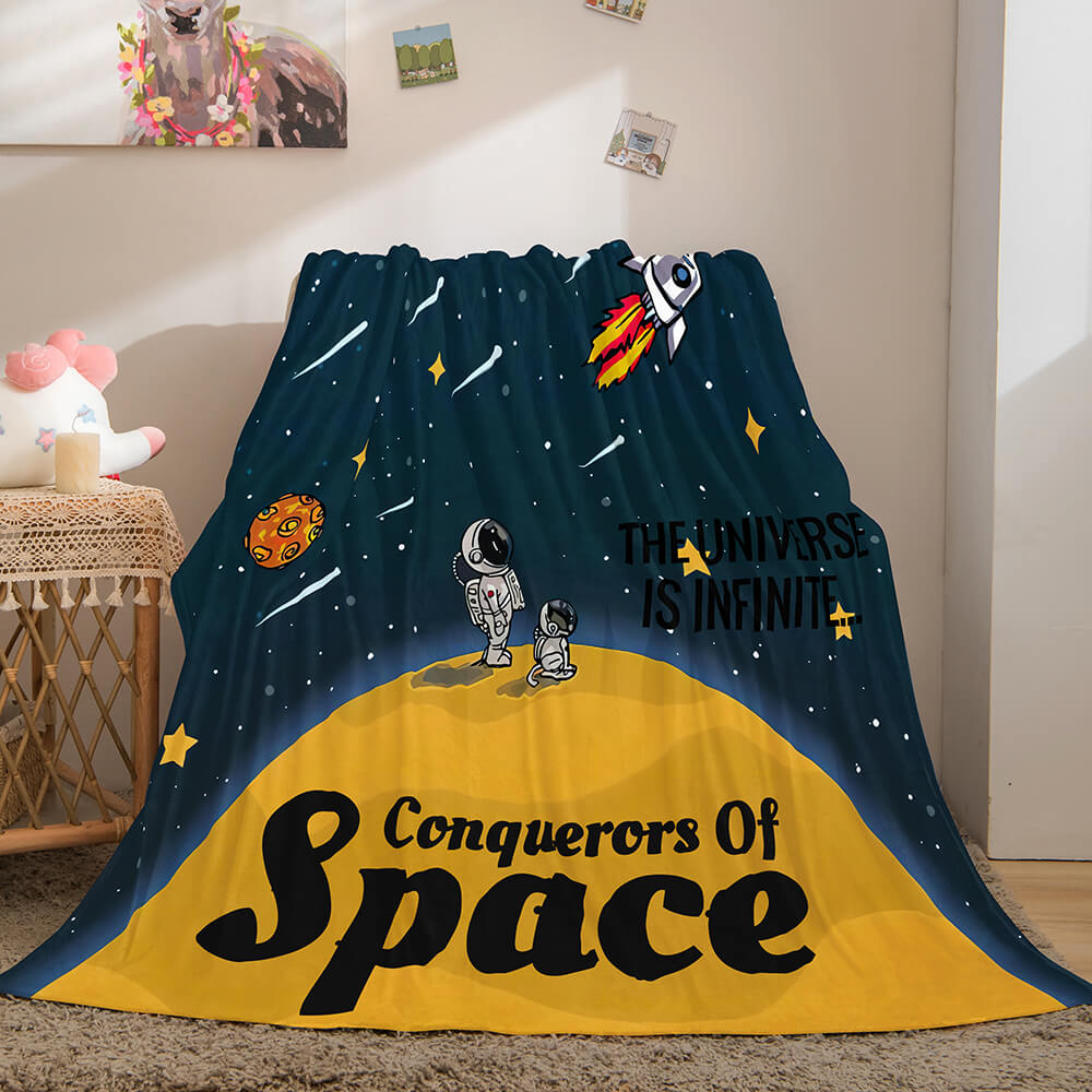 Conquerors Of Space Flannel Caroset Throw Cosplay Blanket (Online Order Only)