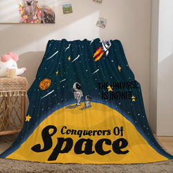 Conquerors Of Space Flannel Caroset Throw Cosplay Blanket (Online Order Only)