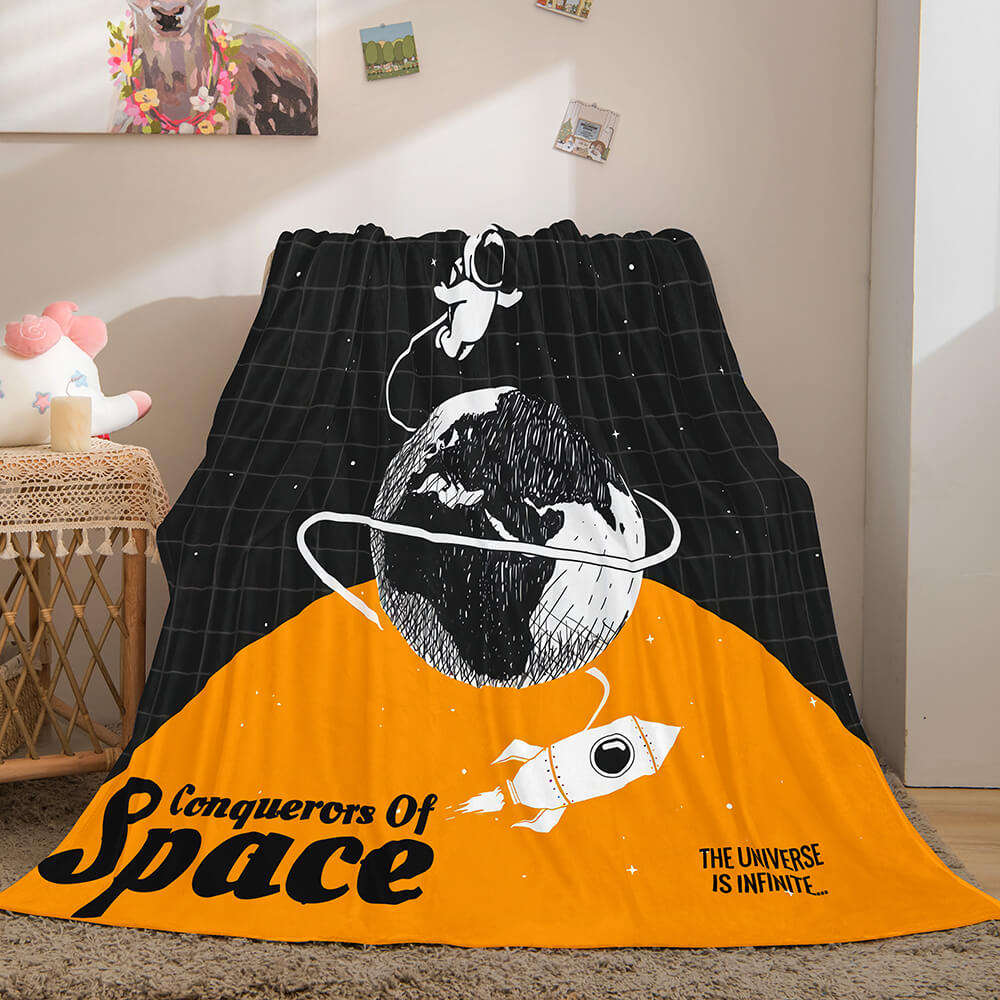 Conquerors Of Space Flannel Caroset Throw Cosplay Blanket (Online Order Only)