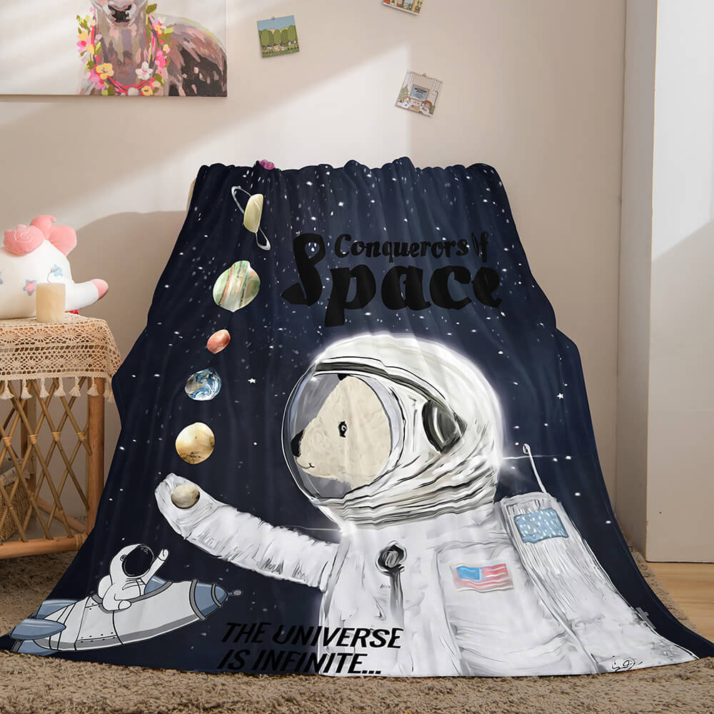 Conquerors Of Space Flannel Caroset Throw Cosplay Blanket (Online Order Only)