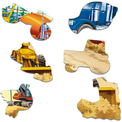 Construction Site 30 Piece Tray Jigsaw Puzzle Larsen