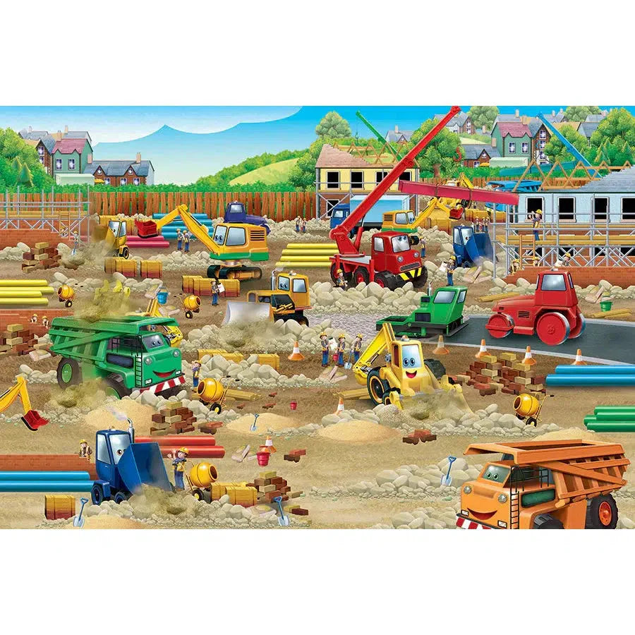 Construction Zone 36 Piece Floor Jigsaw Puzzle Cobble Hill (ONLINE ORDER ONLY)