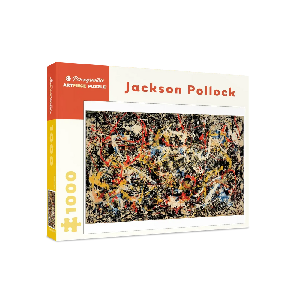 Convergence by Jackson Pollock 1000 Piece Jigsaw Puzzle Pomegranate