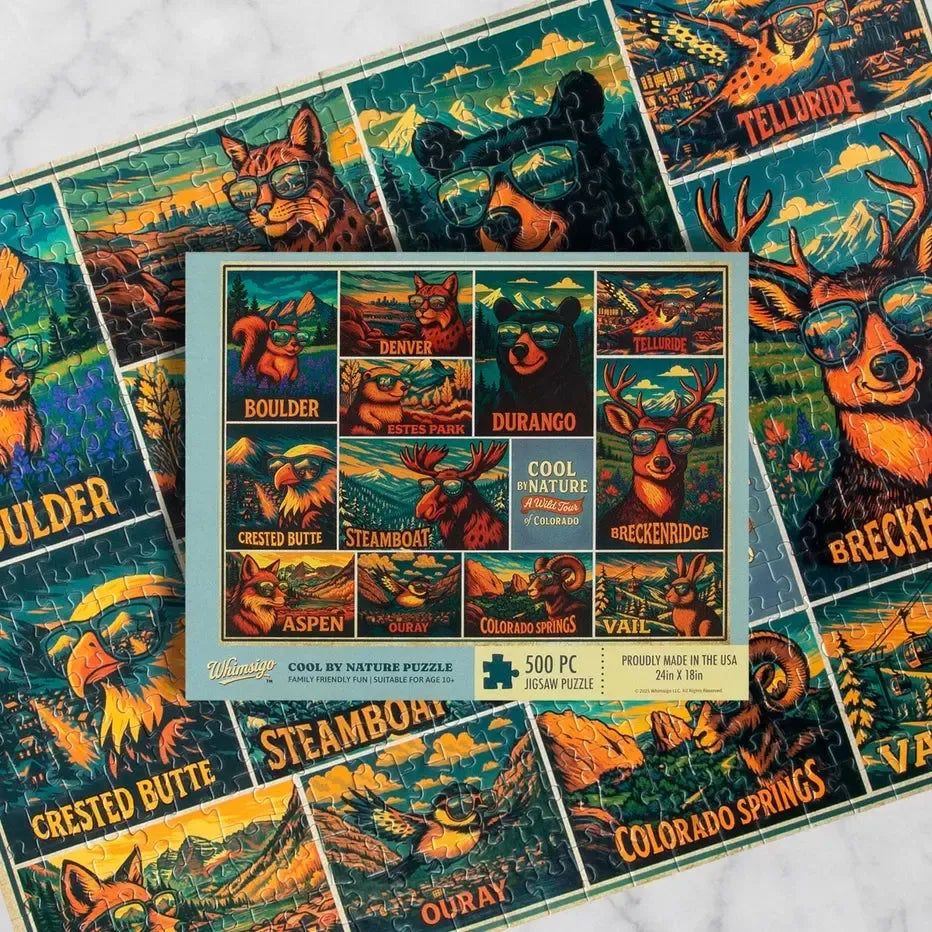 Cool by Nature Colorado 500 Piece Jigsaw Puzzle Whimsigo