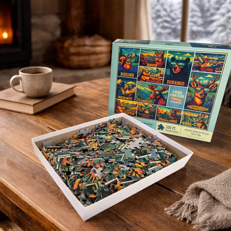 Cool by Nature Colorado 500 Piece Jigsaw Puzzle Whimsigo