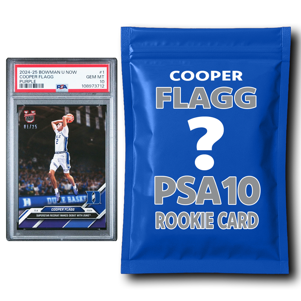 Cooper Flagg PSA 10 Graded Rookie Basketball Card Mystery Pack (ONLINE ORDER ONLY)