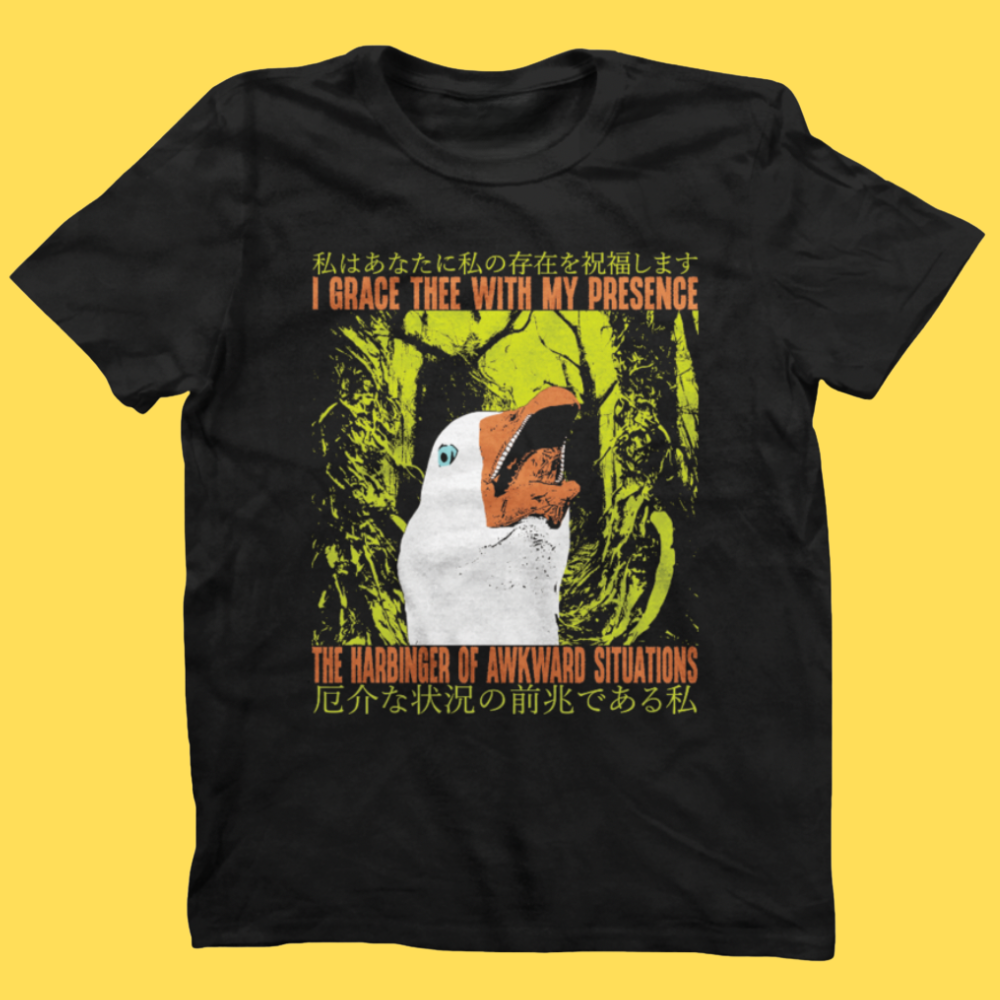 Harbinger of Awkward Situations' Shirt (ONLINE ORDER ONLY)