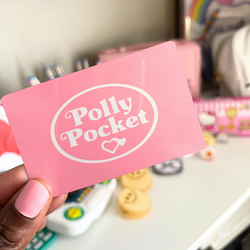 The Tiny World of Polly 2.0  | Metal Book Card | Washi Card (ONLINE ORDER ONLY)