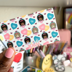 The Tiny World of Polly 2.0  | Metal Book Card | Washi Card (ONLINE ORDER ONLY)