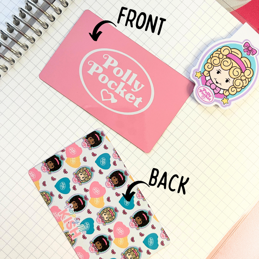 The Tiny World of Polly 2.0  | Metal Book Card | Washi Card (ONLINE ORDER ONLY)