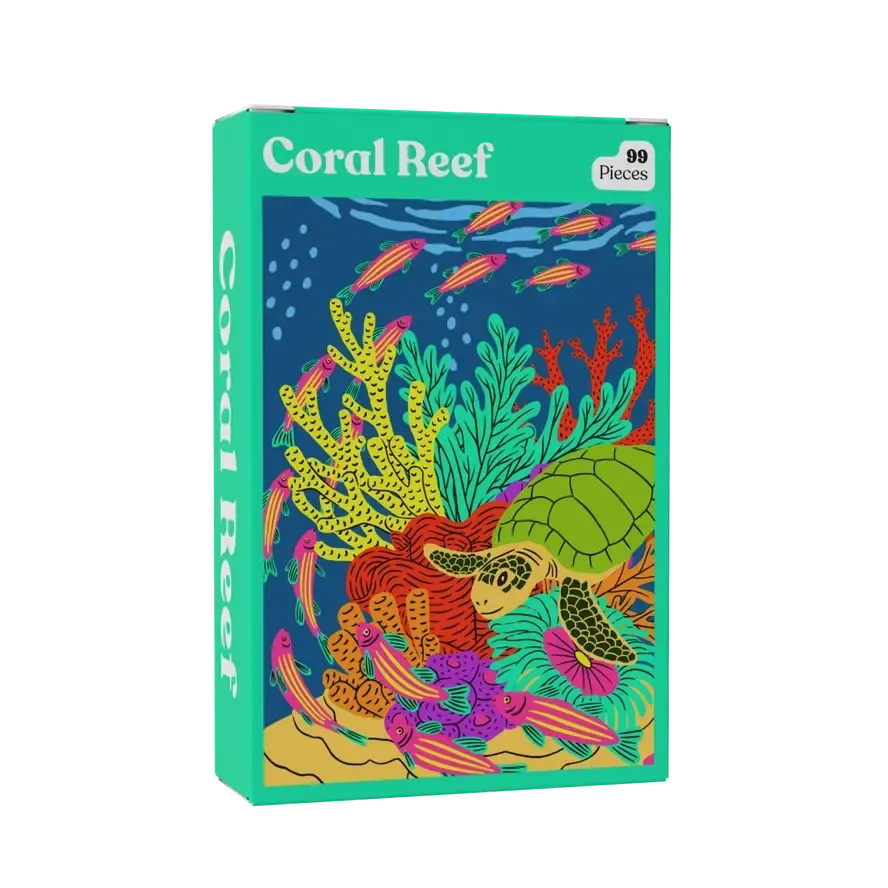 Coral Reef 99 Piece Mini Jigsaw Puzzle Puzzledly (ONLINE ORDER ONLY)