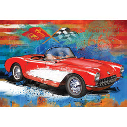 Corvette Cruising 550 Piece Jigsaw Puzzle in Tin Eurographics (ONLINE ORDER ONLY)