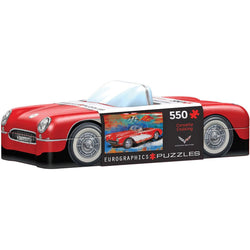 Corvette Cruising 550 Piece Jigsaw Puzzle in Tin Eurographics (ONLINE ORDER ONLY)