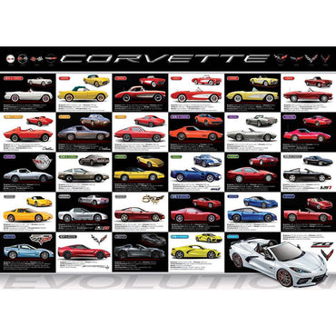 Corvette Evolution 1000 Piece Jigsaw Puzzle Eurographics (ONLINE ORDER ONLY)