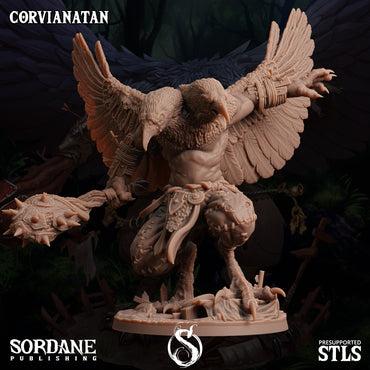 3D Printed Sordane Publishing Corvianatan Burrows Below 28 32mm D&D (Online Only)