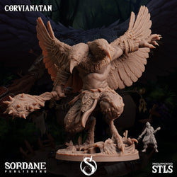 3D Printed Sordane Publishing Corvianatan Burrows Below 28 32mm D&D (Online Only)
