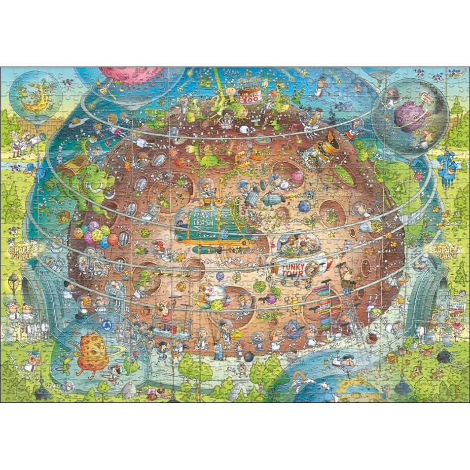 Cosmic Habitat Funky Zoo 1000 Piece Jigsaw Puzzle Heye (ONLINE ORDER ONLY)