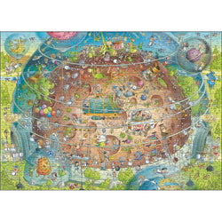 Cosmic Habitat Funky Zoo 1000 Piece Jigsaw Puzzle Heye (ONLINE ORDER ONLY)