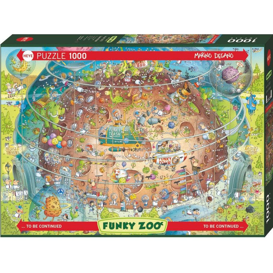 Cosmic Habitat Funky Zoo 1000 Piece Jigsaw Puzzle Heye (ONLINE ORDER ONLY)